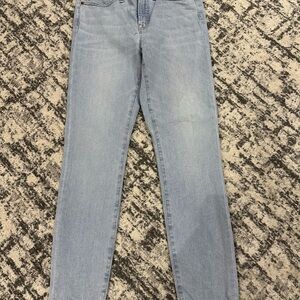 J Crew 9” High Rise Toothpick Jeans